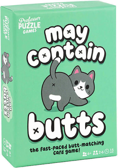 Настолна игра May Contain Butts за 2-6 играчи 4+ години Professor Puzzle