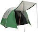 Bigfour Quatro Camping Tent Igloo Green with Double Cloth 3 Seasons for 4 People 220x240x180cm