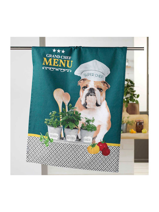 Hot Dog Ποτηρόπανο από 100% Βαμβάκι 50x70cm