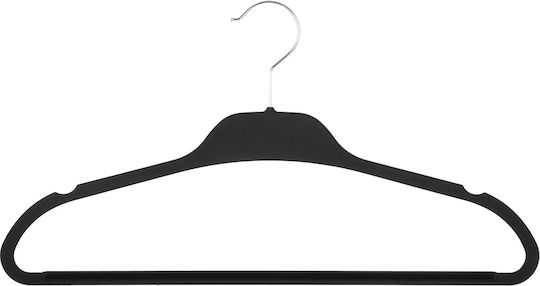 5Five Rubber Κρεμάστρα Ρούχων σε Μαύρο Χρώμα 151544 5τμχ