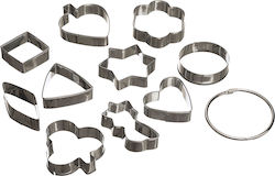 5Five Metallic Cookie Cutter 10pcs