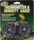 Zoomed Thermometer & Humidity Gauge Αξεσουάρ Θέρμανσης για Ενυδρείο Ερπετών