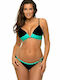 Set Bikini Τριγωνάκι Push Up Μαύρο