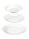 Secret de Gourmet Esquisse Alb Porțelan Set de Vase 18buc