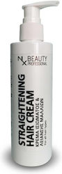 NX Beauty Professional Straightening Κρέμα Μαλλιών για Ίσιωμα 200ml