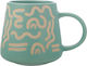 Maxwell & Williams Squiggle Mug Ceramic Green 420ml
