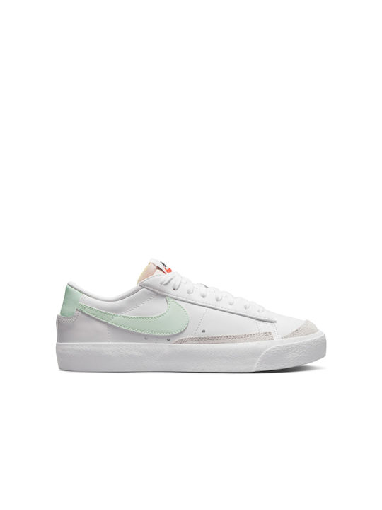 Nike Blazer Low '77 Γυναικεία Sneakers White / Barely Green