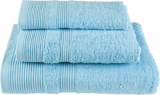 Astron Italy Set 6 Hotel Bathroom Towels 150x80 cm 550gsm Turquoise
