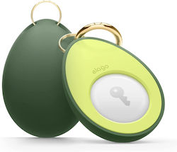 Elago Avocado Silicone Keychain Case for AirTag Green