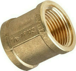 Cavaletto Muff Brass 1/2"