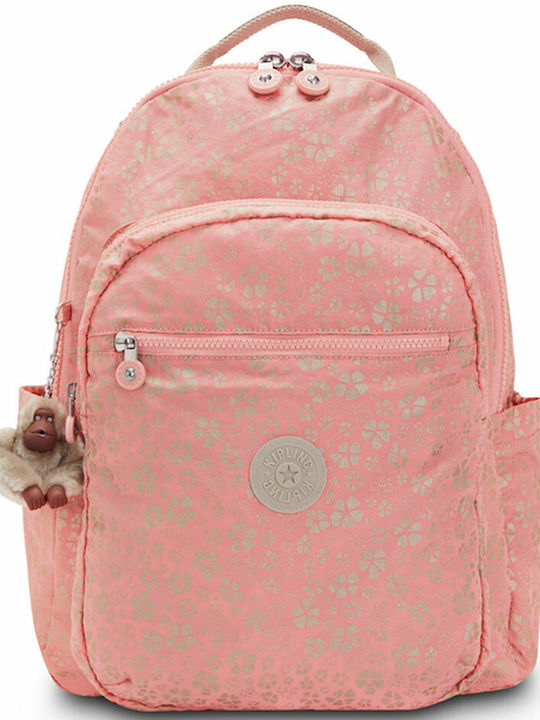 Kipling Seoul School Bag Backpack Elementary, Elementary Pink 27Liters