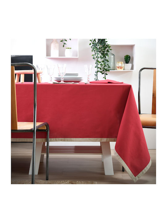 Τραπεζομάντηλο Βαμβακερό S-F Duo Rouge / Lin 14...