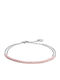 Luca Barra Fußarmband aus Edelstahl Stahl 21cm