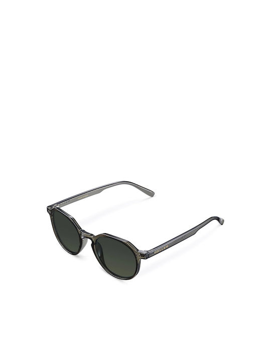 Meller Chauen Men's Sunglasses with Gray Plastic Frame and Green Polarized Lens CH-FOGOLI