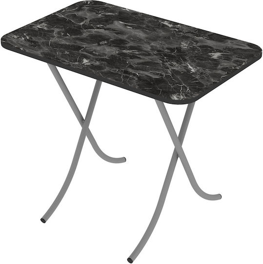 Mountain Top Κουζίνας Πτυσσόμενο Μαύρο 90x60x75εκ.