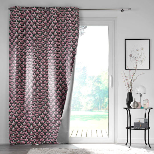 Perdea Cu Capse L-C Surya Gri 135x260cm