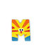Svoora Decorative Letter Yellow made of Wood M 6x0.6x7εκ.