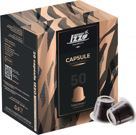 Izzo Capsule Espresso Premium Compatibile cu Mașina Nespresso 50capace