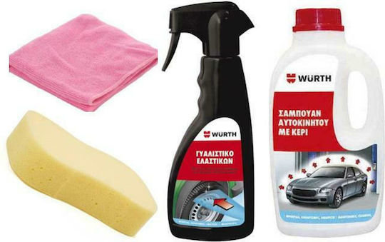Wurth Set Cleaning for Body and Exterior Plastics Silver Line