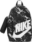 Nike Elemental Σχολική Τσάντα Πλάτης Δημοτικού σε Μαύρο χρώμα