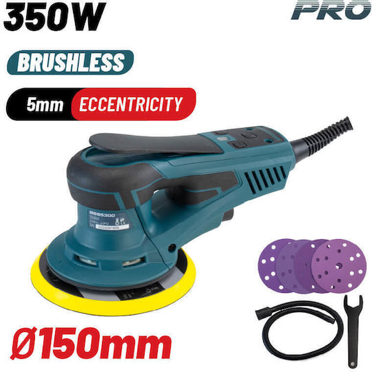 Bormann Pro BSS5300 Excentric Triveio 150mm Electrică cu control de viteză și cu sistem de aspirare