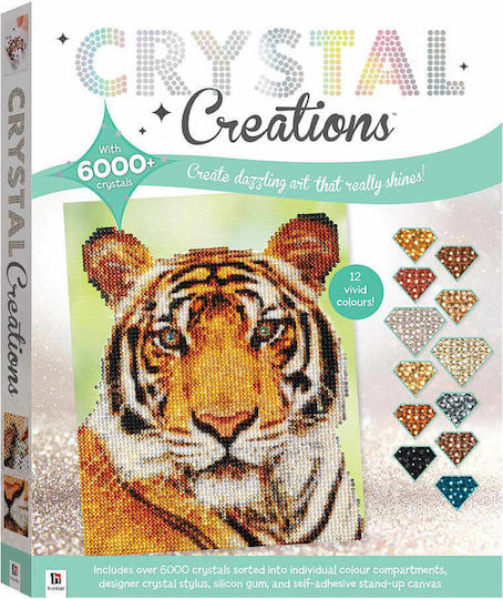 Hinkler Kinderhandwerkskunst Kreativität mit Kristallen Wild Tiger Hinkler