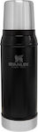 Stanley Classic Legendary Bottle Bottle Thermos Stainless Steel BPA Free Matte Black Pebble 750ml with Cap-Cup 10-01612-028