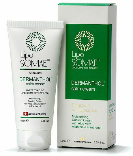 Lipo Somae Dermanthol Moisturizing Cream Body with Aloe Vera 100ml