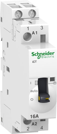Schneider Electric Acti 9 iCT Relee de Fază Putere 16A Bipolar cu Tensiune 240V
