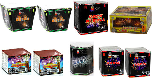 Platinum Aerial Firework with Duration 240 Seconds Wedding Package 9pcs