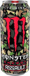 Monster Assault Energy Energy Drink με Ανθρακικό Κουτί 500ml