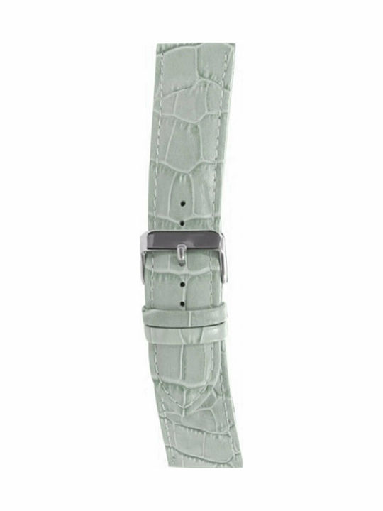 Tzevelion LR409JV-6-12 Leather Strap Gray 12mm