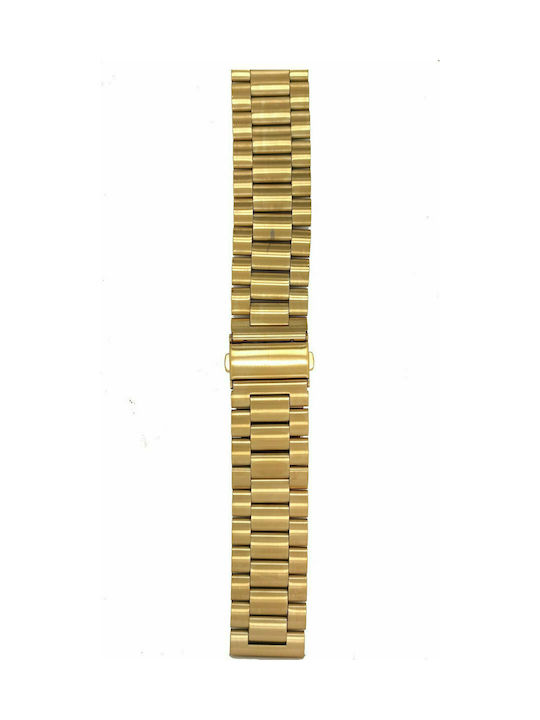 Mertzios.gr Metallic-Armband Gold 22mm