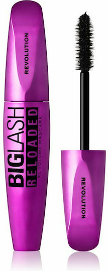 Revolution Beauty Big Lash Reloaded Маскара за Обем & Къдрене Черно 8мл