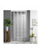 Curtain with Grommets L-C Ajourela Gray 140x280cm