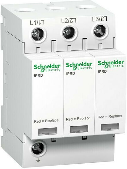 Schneider Electric Acti 9 iPRD20 Антикерни панел Тип T2 Триполюсен Максимален изходен ток 20kA 3P+N 350V -> 3P+N 350V