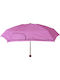 Women's Rain Umbrella Folding Mini - Solide Farbe - Bold Color - Manuell - Lila