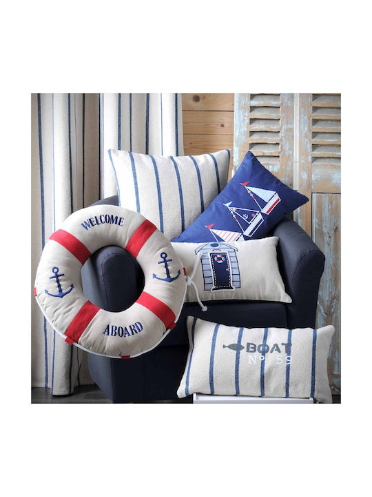 Perdea Cu Capse S-F St Trop Bej 135x260 Cm