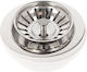 Eurostil Stainless Steel Cap Sink Silver
