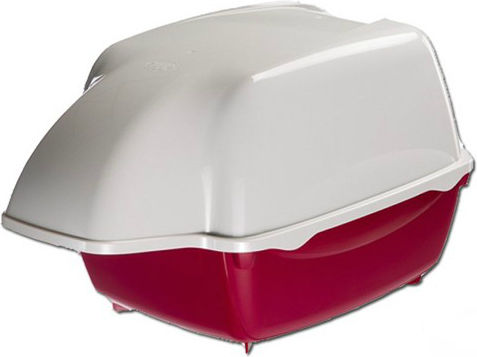Ferplast Cosmic Cat Toilet Closed Red L73.5 x W43.5 x H41cm