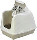 Moderna Flip Cat Large Cat Toilet Closed with Filter Gray L50 x W39 x H37cm