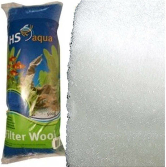 HS Aqua Filter Mat Wool Υαλοβάμβακας για Φιλτράρισμα Ενυδρείου 100gr 1τμχ