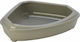 Moderna Corner Tray + Rim Katzenbecken für Ecktoiletten Gray L55 x B45 x H14cm