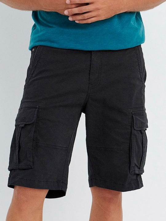 Men's Cargo Monochrome Shorts Black