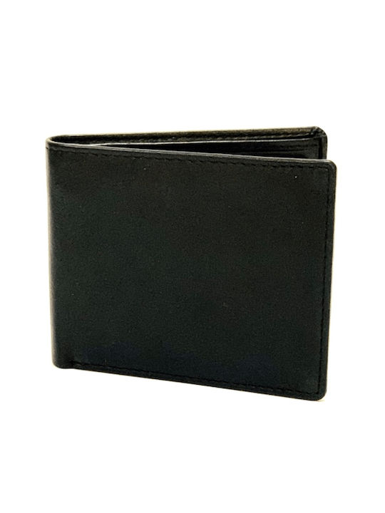 Men's Leather Wallet Gregory, 891.BL Black