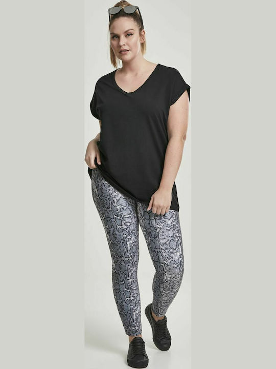 High Leggings Grey Snake