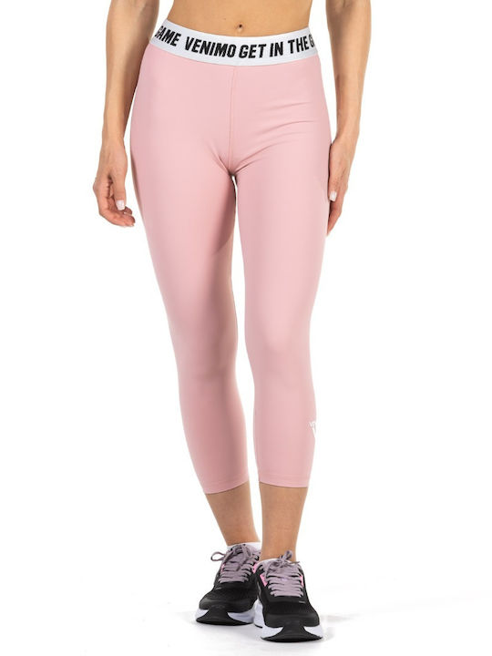 Women's Cropped Training Legging Pink