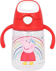 Stor Pop Up Training Peppa Pig 370ml Red