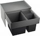 Blanco Coș Select II XL 60/3 Reciclare Pentru Dulap Plastic Negru 46lt