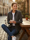 Thornly Women's Cardigan with Zipper Gray